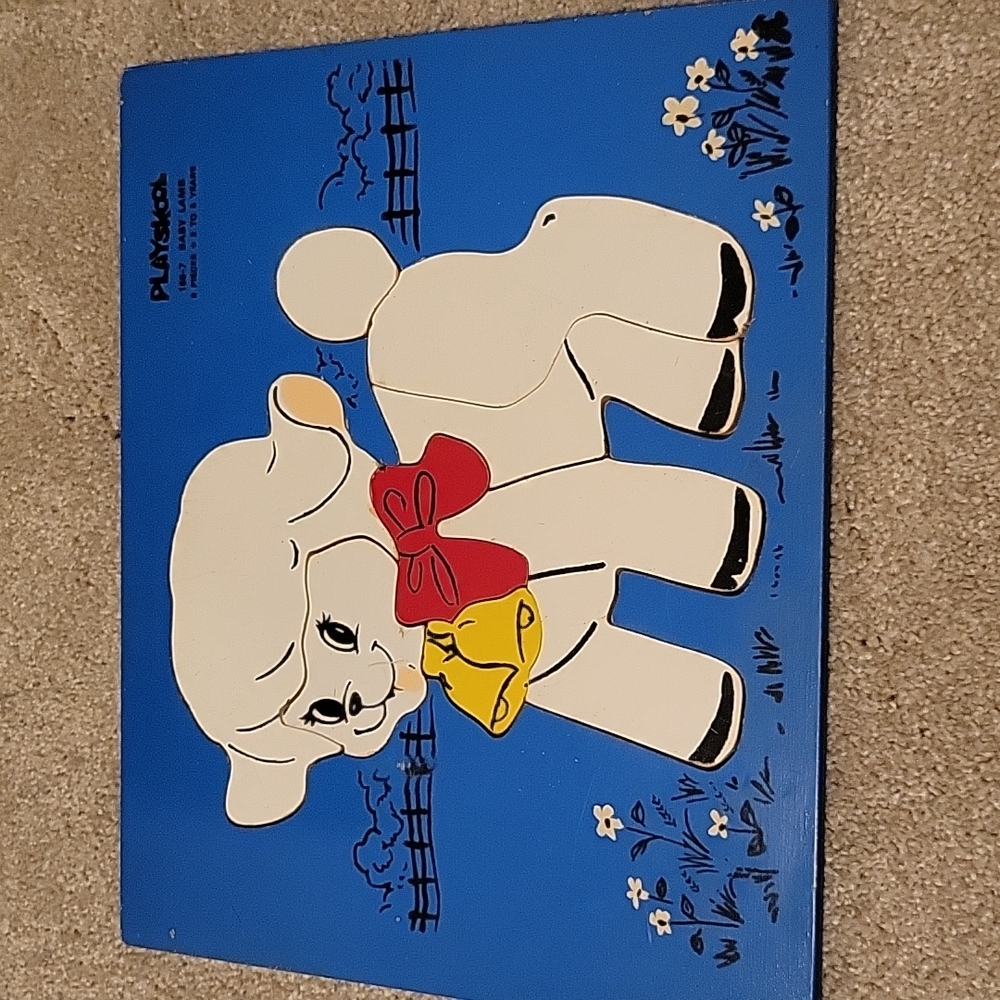 Vintage Playschool wooden puzzle
